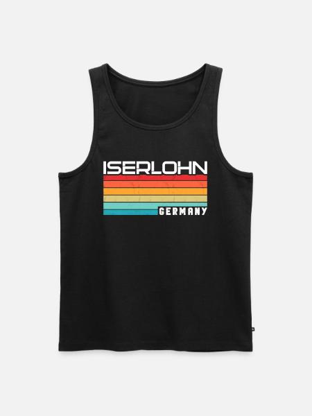 Iserlohn Iserlohnerin Iserlohner Stadt Iserlohn - Men's Premium Organic Tank Top - black