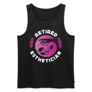 Cute Licensed Esthetician Skincare - Männer Premium Bio Tank Top - Schwarz - Vorne - Michal (187cm)