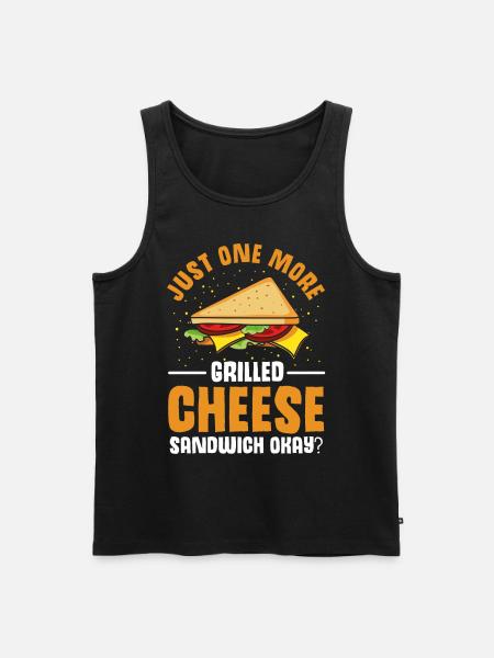Love Grilled Cheese Men Women - Men's Premium Organic Tank Top - black