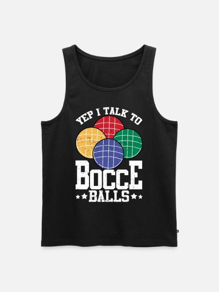 Player - Men's Premium Organic Tank Top - black