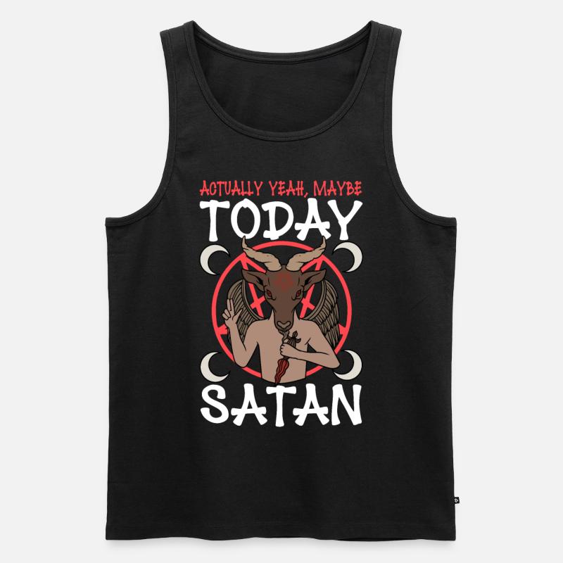 Satanischer Satanismus - Männer Premium Bio Tank Top - Schwarz
