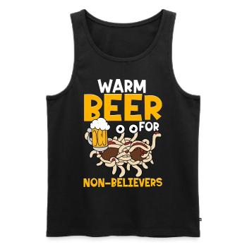 Flying Spaghetti Monster FSM - Men's Premium Organic Tank Top - black - Front - AI Model Male 178 light (178cm)