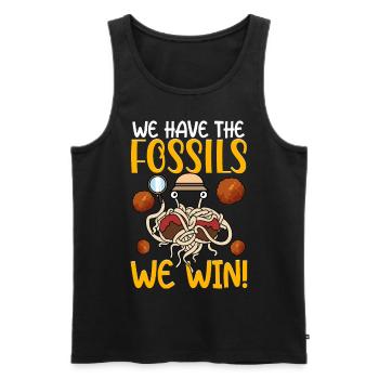Fliegendes Spaghettimonster FSM - Männer Premium Bio Tank Top - Schwarz - Vorne - AI Model Male 178 light (178cm)