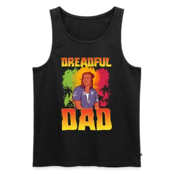 Rastafari Rastafarian Rasta - Men's Premium Organic Tank Top - black - Front - AI Model Male 178 light (178cm)
