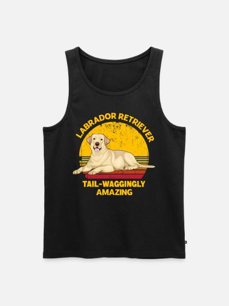 Labrador Retriever - Men's Premium Organic Tank Top - black