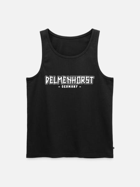 Delmenhorsterin Delmenhorster Delmenhorst - Männer Premium Bio Tank Top - Schwarz