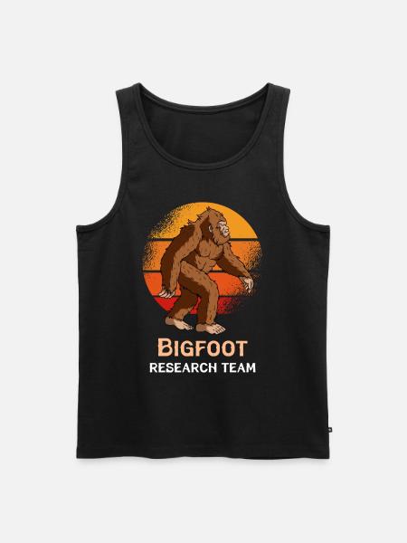Bigfoot Research Team - Männer Premium Bio Tank Top - Schwarz