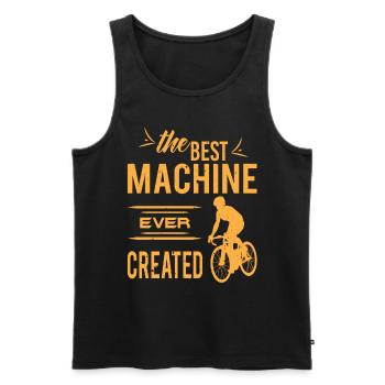 Vélo de route Cyclisme de route Vélo de route Vélo - Débardeur bio Premium Homme - noir - Devant - Michal (187cm)