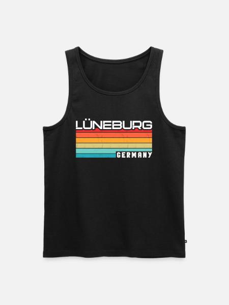 Marburgerin Marburger Marburg - Männer Premium Bio Tank Top - Schwarz