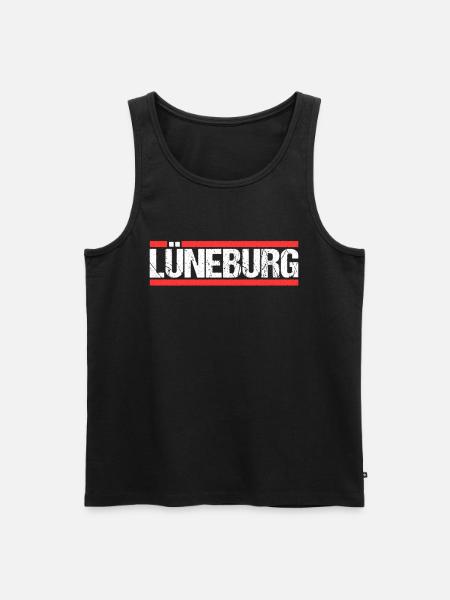 Marburgerin Marburger Marburg - Männer Premium Bio Tank Top - Schwarz