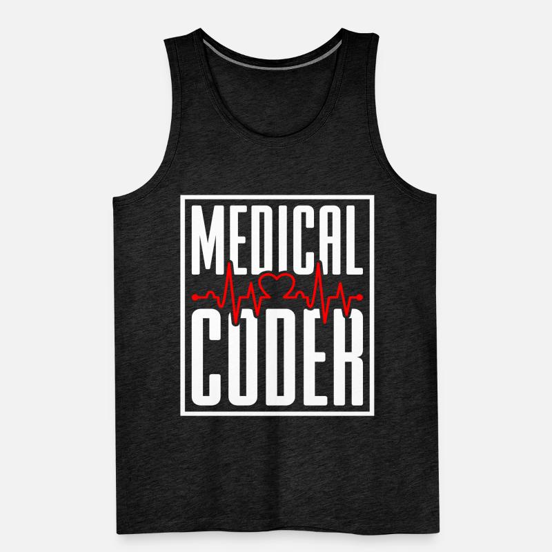 Coding Specialist Medical Coder Men's Premium Organic Tank Top