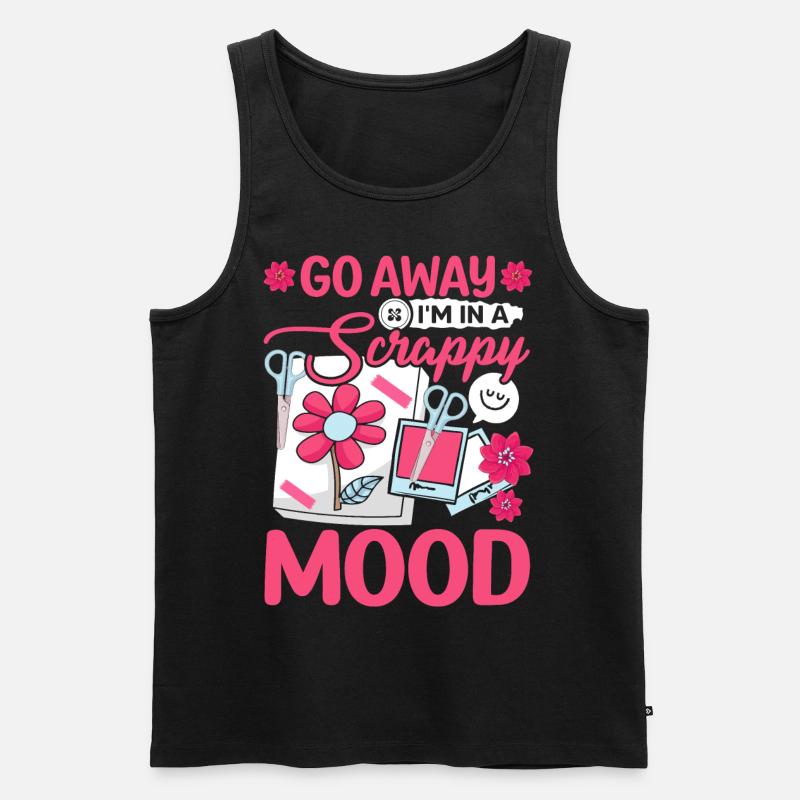 Scrapbooking Scrapbooker - Männer Premium Bio Tank Top - Schwarz