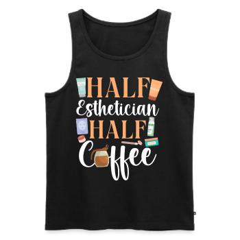 Cute Licensed Esthetician Skincare - Männer Premium Bio Tank Top - Schwarz - Vorne - Michal (187cm)