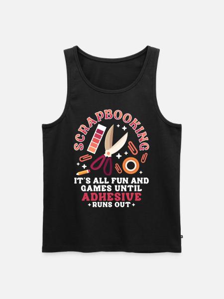 Scrapbooking Scrapbooker - Men's Premium Organic Tank Top - black