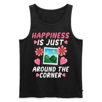 Scrapbooking Scrapbooker - Männer Premium Bio Tank Top - Schwarz - Vorne - AI Model Male 178 light (178cm)