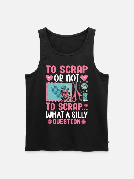 Scrapbooking Scrapbooker - Men's Premium Organic Tank Top - black