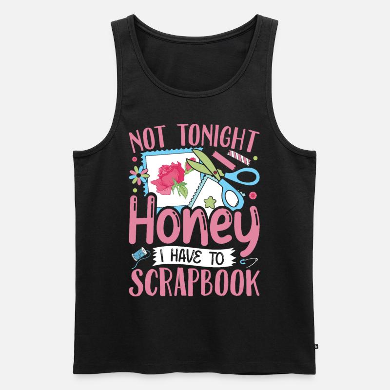 Scrapbooking Scrapbooker - Männer Premium Bio Tank Top - Schwarz
