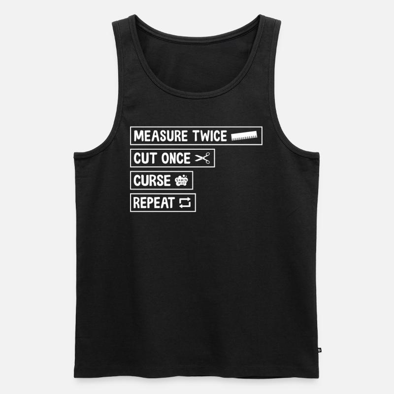 Scrapbooking Scrapbooker - Männer Premium Bio Tank Top - Schwarz