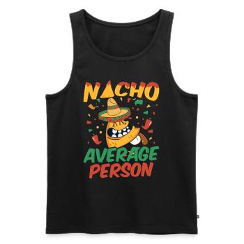 Nacho Salsa Dip Mexikanisch Mexiko Latino - Männer Premium Bio Tank Top - Schwarz - Vorne - Michal (187cm)