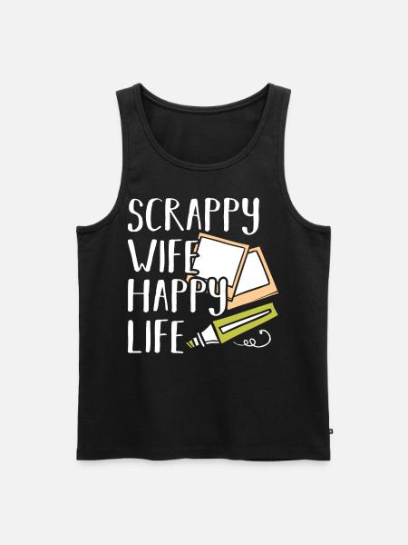 Scrapbooking Scrapbooker - Men's Premium Organic Tank Top - black