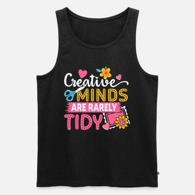 Scrapbooking Scrapbooker - Männer Premium Bio Tank Top - Schwarz