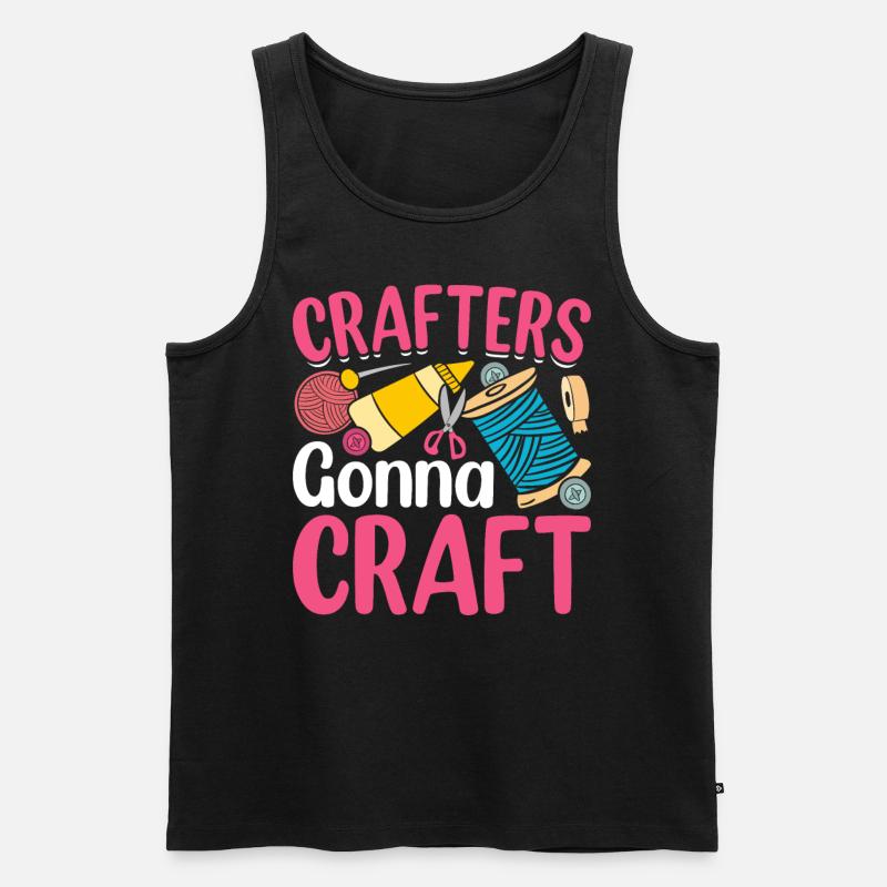 Scrapbooking Scrapbooker - Männer Premium Bio Tank Top - Schwarz