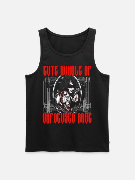Funny Gothic Goth - Men's Premium Organic Tank Top - black