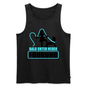 Junggesellenabschied Poltern Polterabend JGA - Männer Premium Bio Tank Top - Schwarz - Vorne - Michal (187cm)