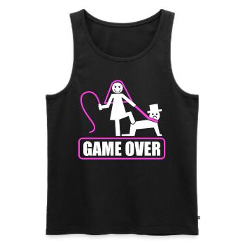 Junggesellenabschied Poltern Polterabend JGA - Männer Premium Bio Tank Top - Schwarz - Vorne - Michal (187cm)
