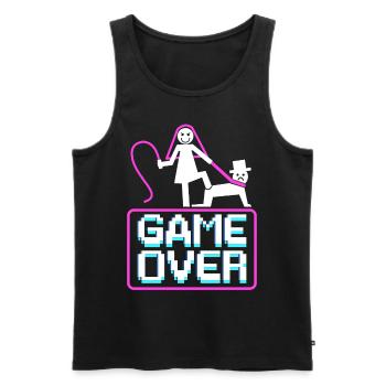 Bachelor party rumbling bachelor party - Men's Premium Organic Tank Top - black - Front - AI Model Male 178 light (178cm)