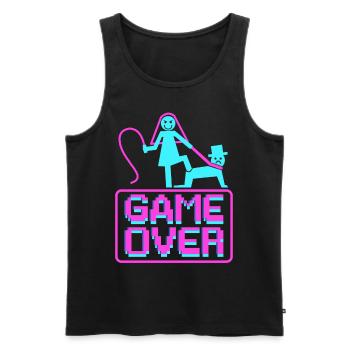 Bachelor party rumbling bachelor party - Men's Premium Organic Tank Top - black - Front - AI Model Male 178 light (178cm)