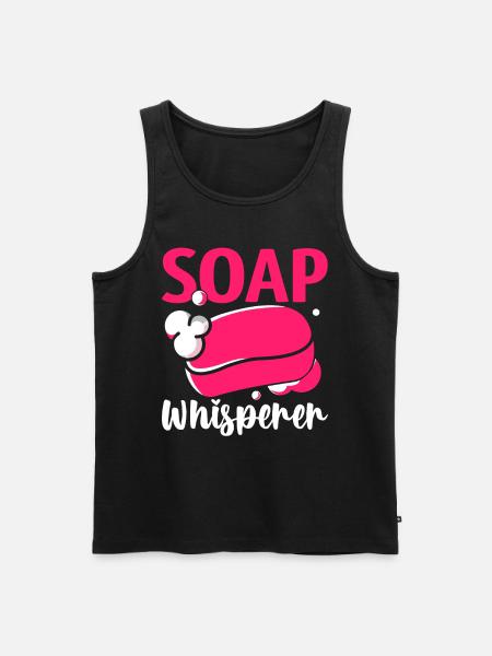 Soap Making, Soap Maker, Soapologist - Men's Premium Organic Tank Top - black