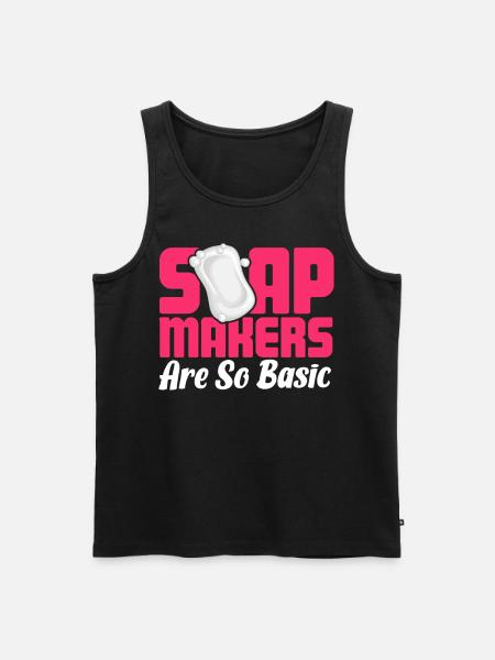 Soap Making, Soap Maker, Soapologist - Men's Premium Organic Tank Top - black