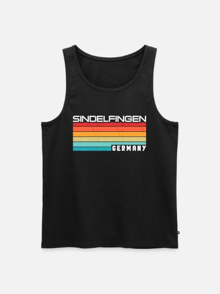Sindelfingenerin Sindelfingener Sindelfingen - Men's Premium Organic Tank Top - black