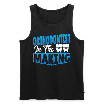 Orthodontist In The Making Orthodontists - Men's Premium Organic Tank Top - black - Front - AI Model Male 178 light (178cm)
