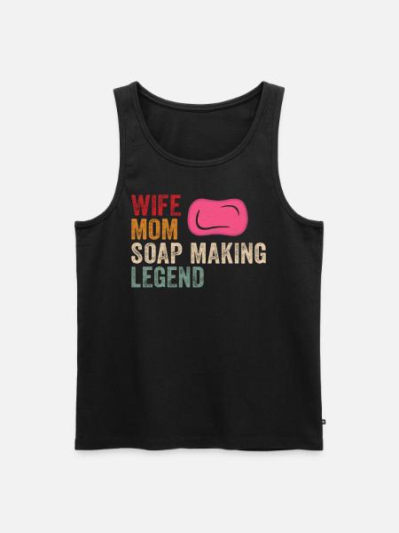 Soap manufacturer Soapologist - Men's Premium Organic Tank Top - black