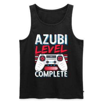Ausbildung bestanden Azubi Auszubildender Abschluß - Männer Premium Bio Tank Top - Schwarz - Vorne - Michal (187cm)