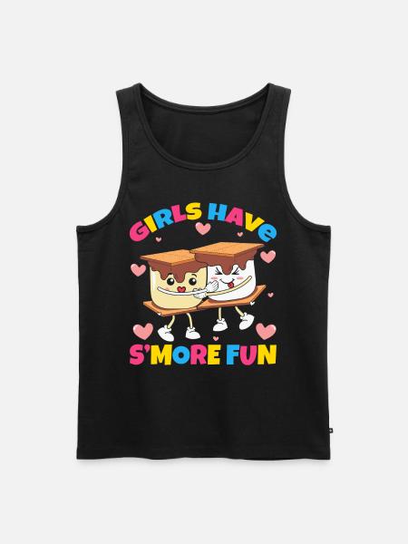 Girls Have S'more Fun - Men's Premium Organic Tank Top - black