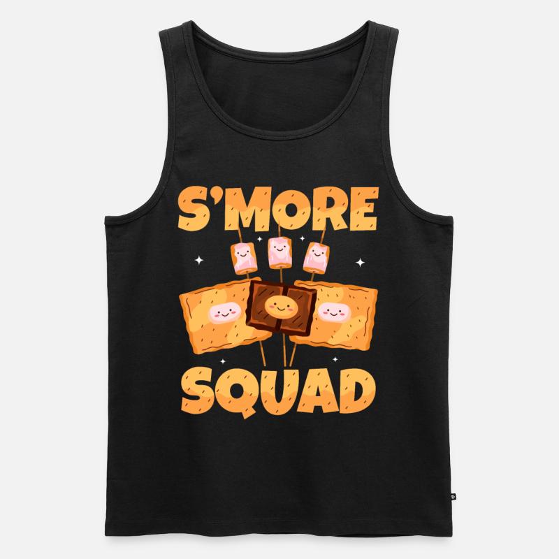 S'more Squad - Männer Premium Bio Tank Top - Schwarz