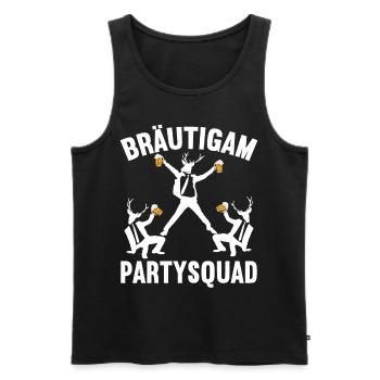 Junggesellenabschied Poltern Polterabend JGA - Männer Premium Bio Tank Top - Schwarz - Vorne - Michal (187cm)