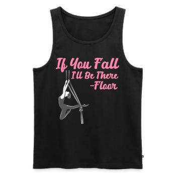 Aerialist - Men's Premium Organic Tank Top - black - Front - Michal (187cm)