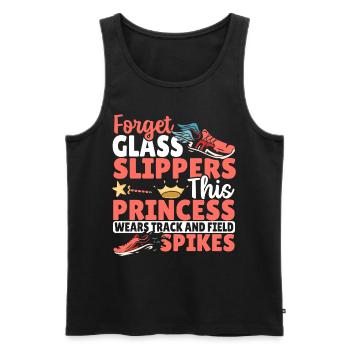 This Princess Wears Track and Field Spikes - Men's Premium Organic Tank Top - black - Front - Michal (187cm)