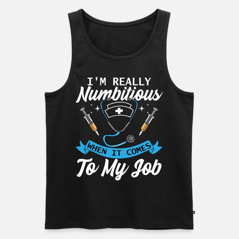 Anästhesist - Männer Premium Bio Tank Top - Schwarz