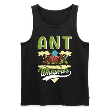 Ants Whisperer Anthill Ant Whisperer - Men's Premium Organic Tank Top - black - Front - AI Model Male 178 light (178cm)