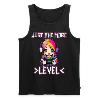 Gaming Console PC Gamer Girl Gamer Girl - Men's Premium Organic Tank Top - black - Front - AI Model Male 178 light (178cm)