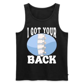 Anästhesist Anästhesiologie - Männer Premium Bio Tank Top - Schwarz - Vorne - AI Model Male 178 light (178cm)