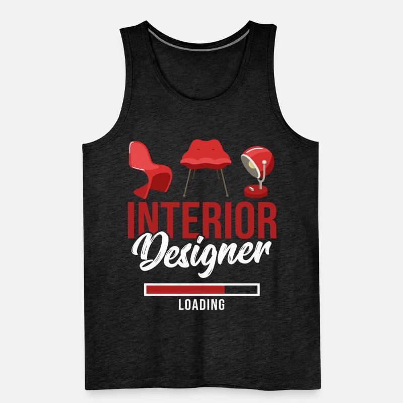 Architecte d’intérieur Boutique Design d’intérieur Débardeur bio Premium Homme
