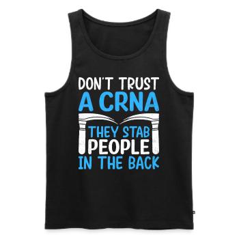 Anesthesiologist Anesthesiology - Men's Premium Organic Tank Top - black - Front - Michal (187cm)