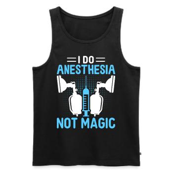 Anesthesiologist Anesthesiology - Men's Premium Organic Tank Top - black - Front - Michal (187cm)