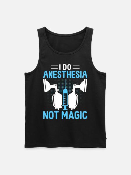 Anesthesiologist Anesthesiology - Men's Premium Organic Tank Top - black
